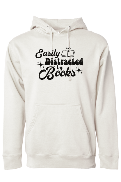 Easily Distracted by Books Hooded Sweatshirt