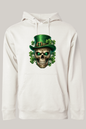Irish Skull St Patrick's Day Hooded Sweatshirt