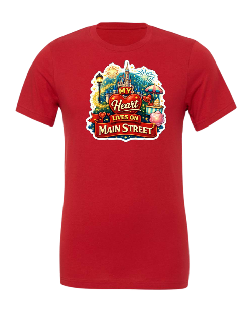 My Heart Lives on Main Street T-Shirt