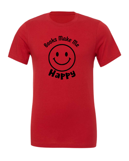 Books Make Me Happy Graphic T-Shirt