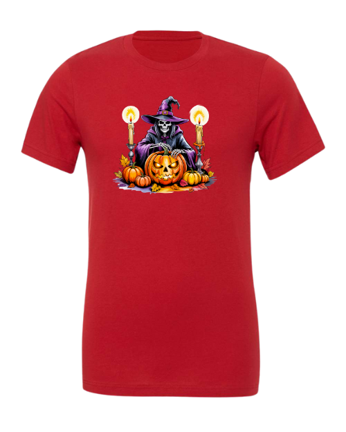Skeleton Witch Halloween T-Shirt