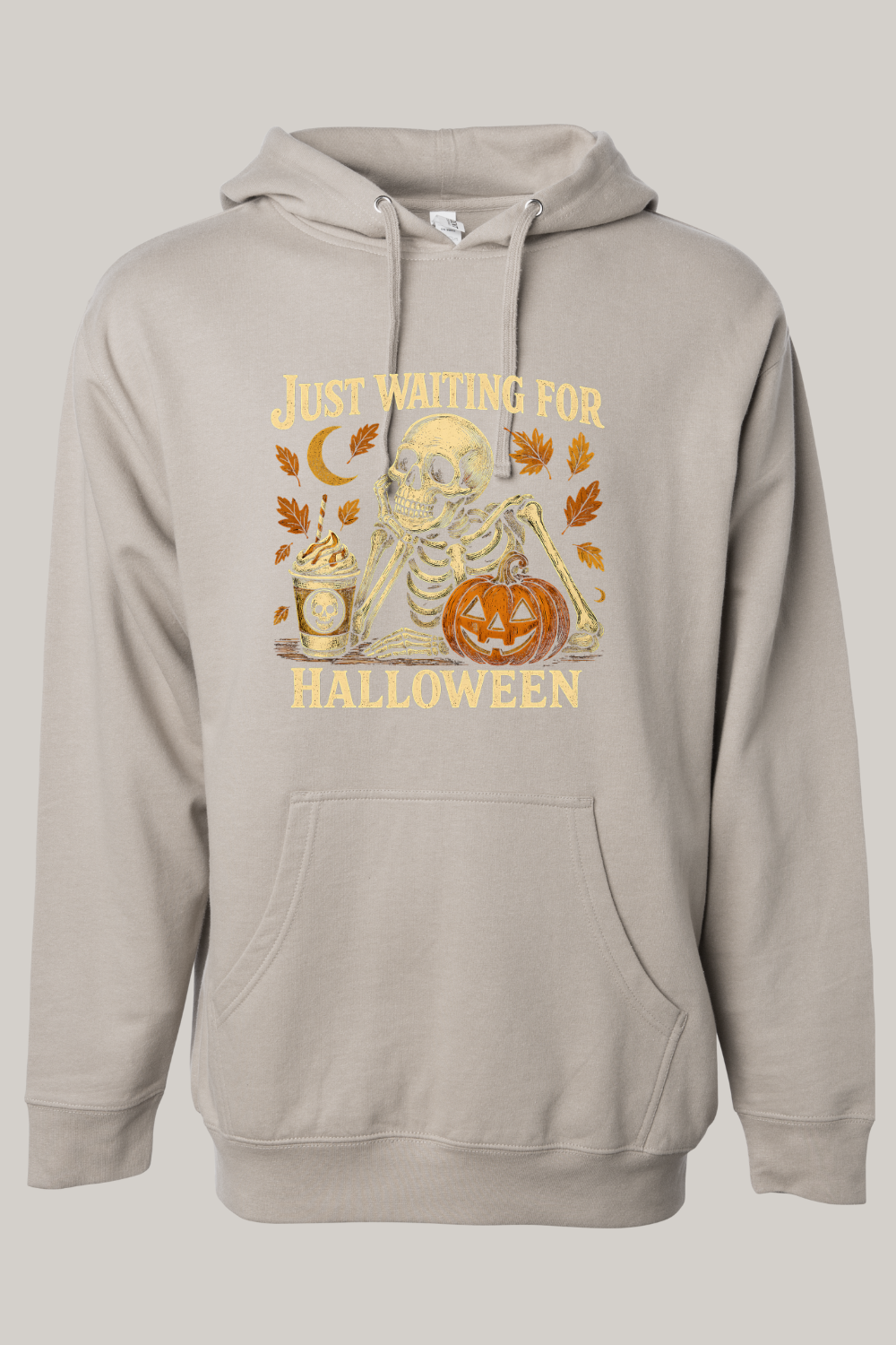 Just Waiting For Halloween Hooded Sweatshirt