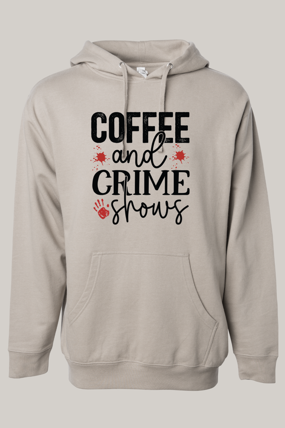 Coffee and Crime Shows Hoodie
