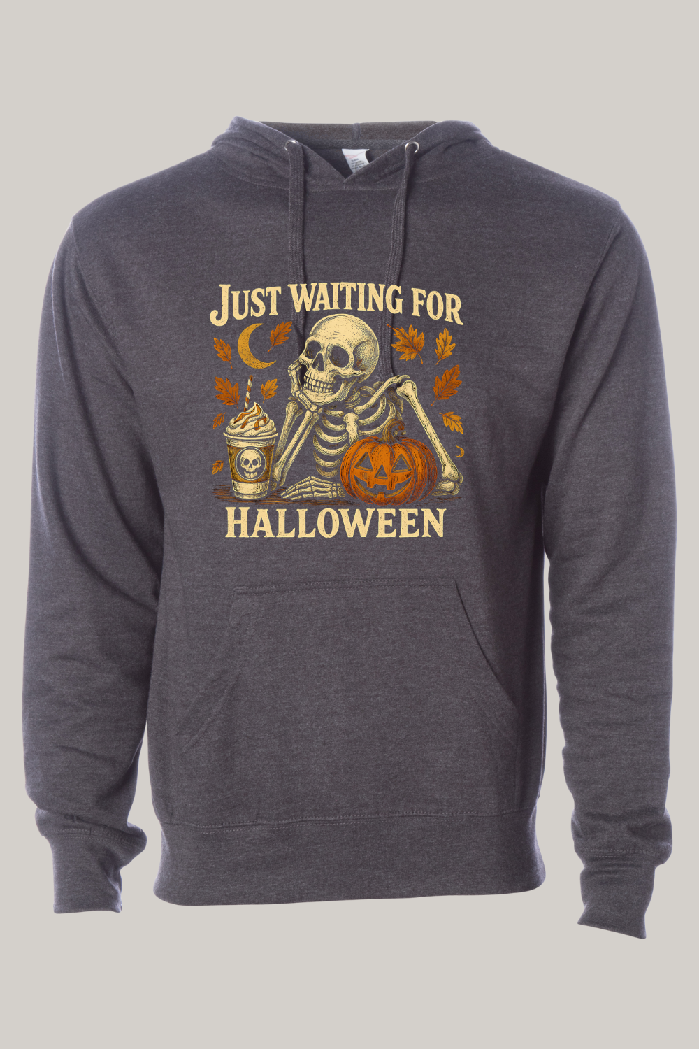 Just Waiting For Halloween Hooded Sweatshirt