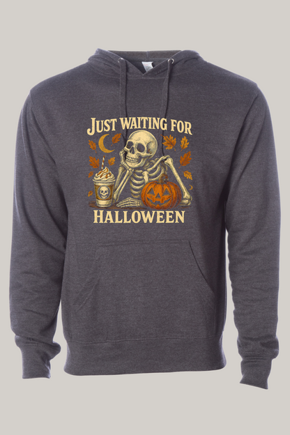 Just Waiting For Halloween Hooded Sweatshirt