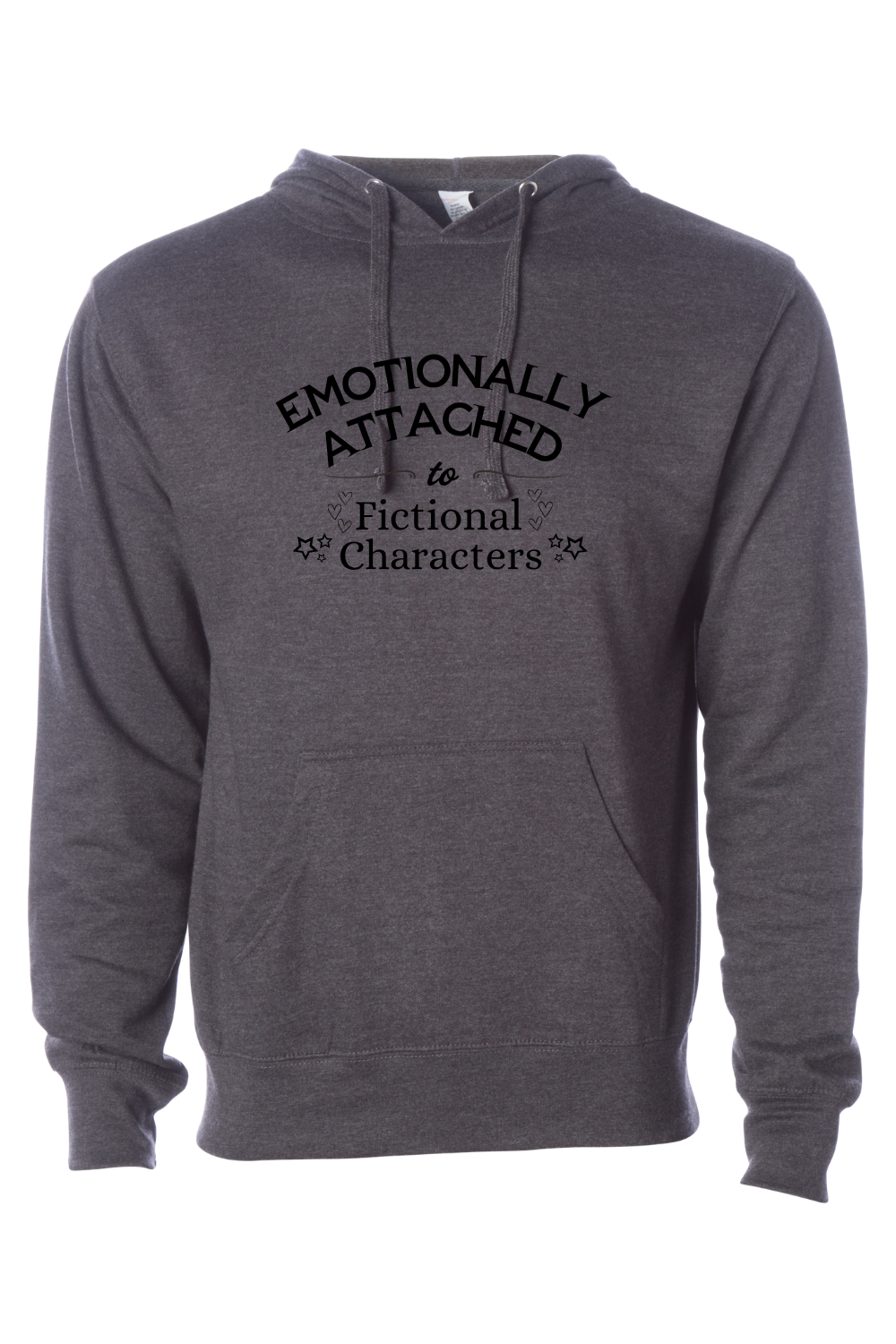 Emotionally Attached to Fictional Characters Hooded Sweatshirt