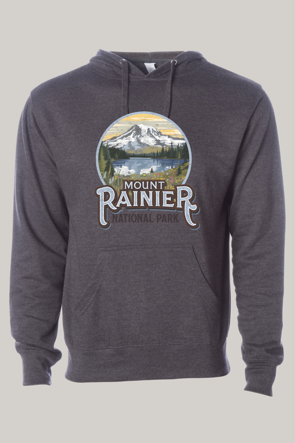 Mt Rainier National Park Hooded Sweatshirt