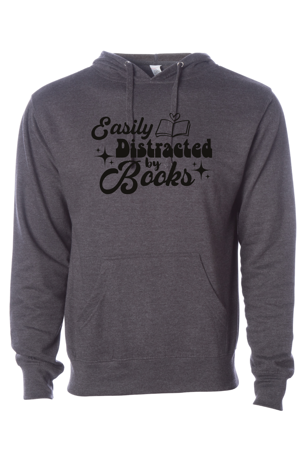 Easily Distracted by Books Hooded Sweatshirt