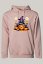 Halloween Themed Skeleton Witch Hooded Sweatshirt
