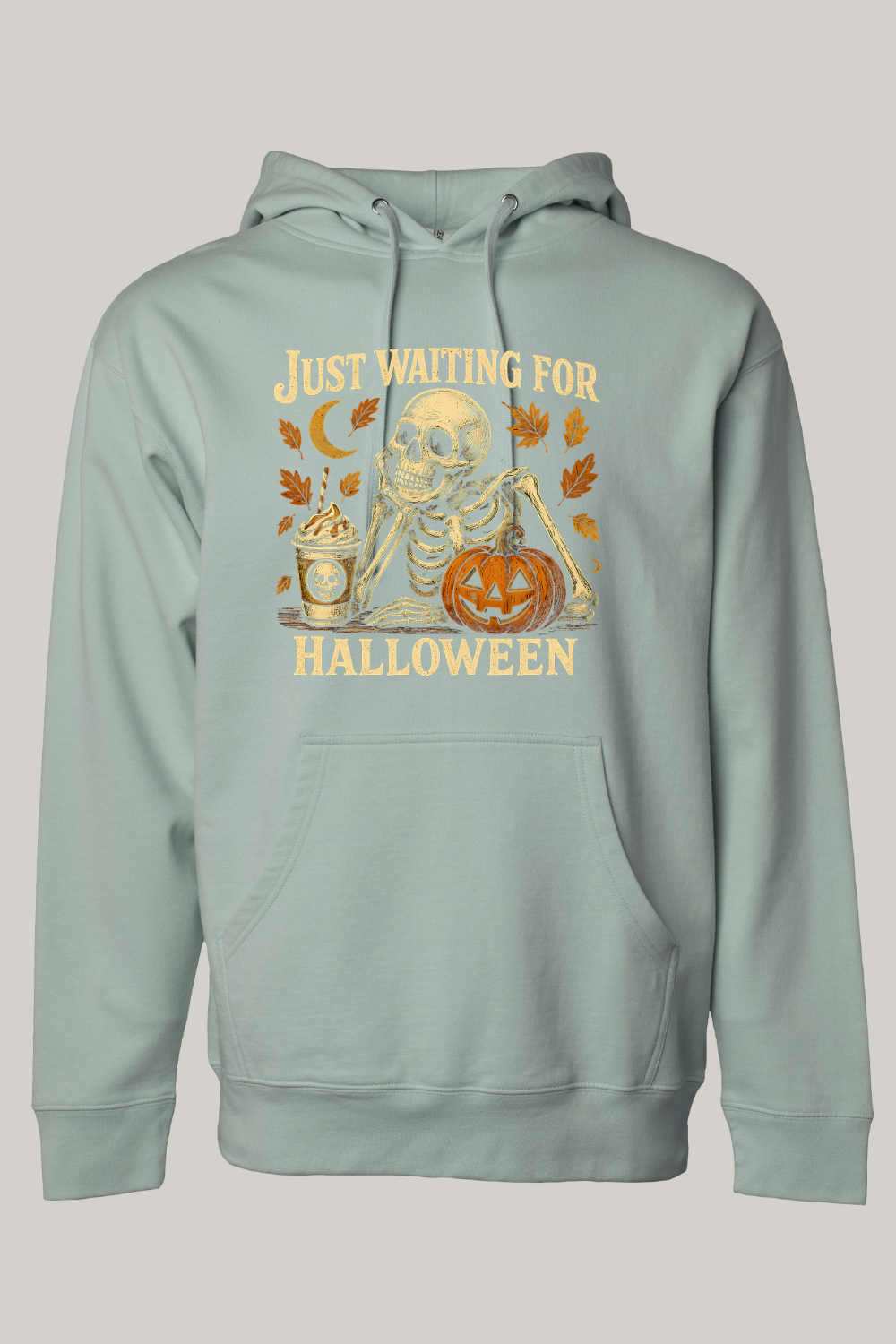 Just Waiting For Halloween Hooded Sweatshirt