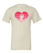 Big Foot Valentine Heart T-Shirt | Funny Bigfoot Valentine Tee |