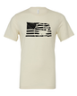 American Flag/Hunting Unisex Short Sleeve T-Shirt Graphic Design