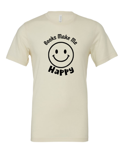 Books Make Me Happy Graphic T-Shirt