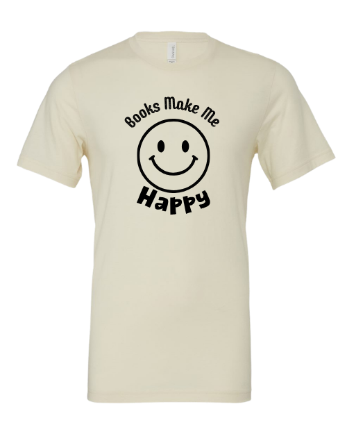 Books Make Me Happy Graphic T-Shirt