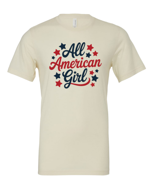 All American Girl 4th of July T-Shirt