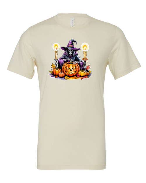 Skeleton Witch Halloween T-Shirt