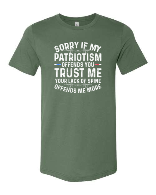 Offensive Patriotism 4th of July T-Shirt