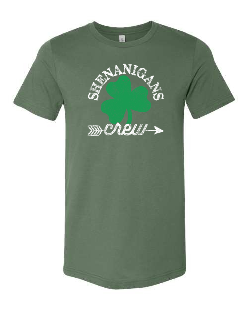 Shenanigans Crew – St. Patrick’s Day T-Shirt 🍀🍻