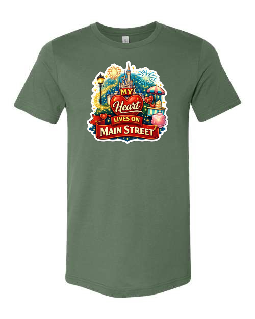 My Heart Lives on Main Street T-Shirt