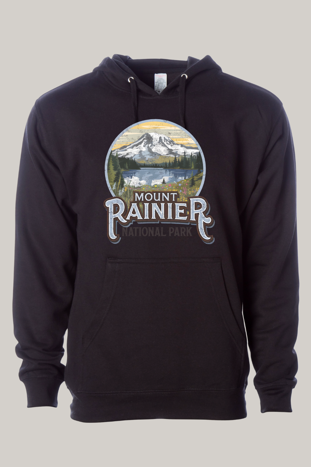 Mt Rainier National Park Hooded Sweatshirt
