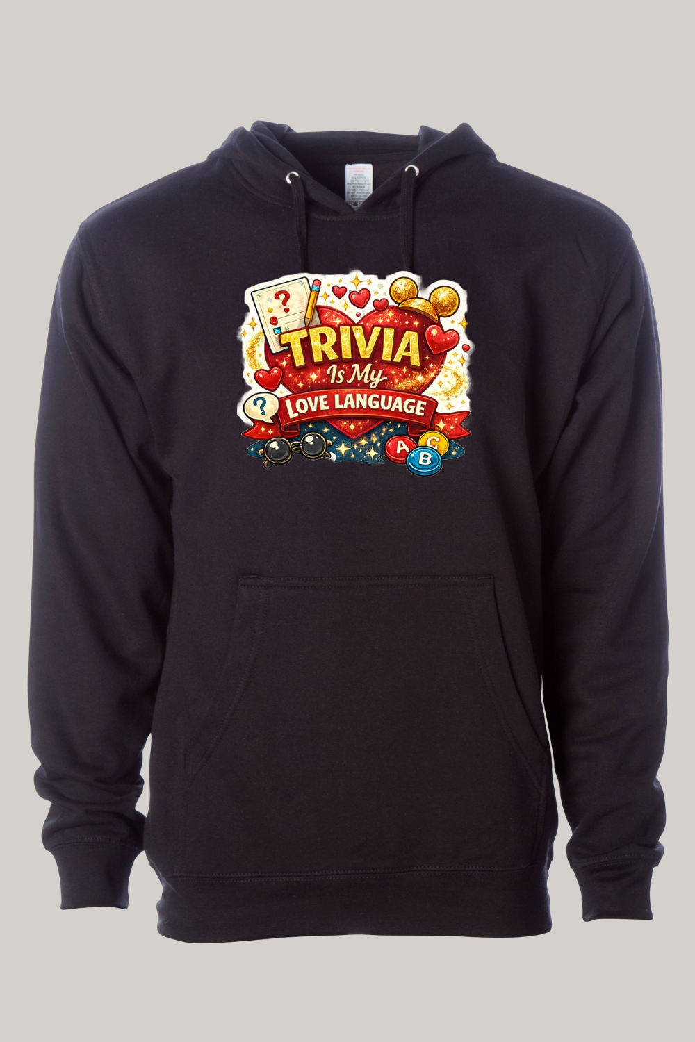 Trivia Is My Love Language Hooded Sweatshirt