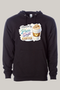 Powered by Pixie Dust and Coffee Hooded Sweatshirt