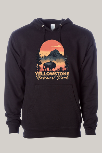 Yellowstone National Park Hooded Sweatshirt
