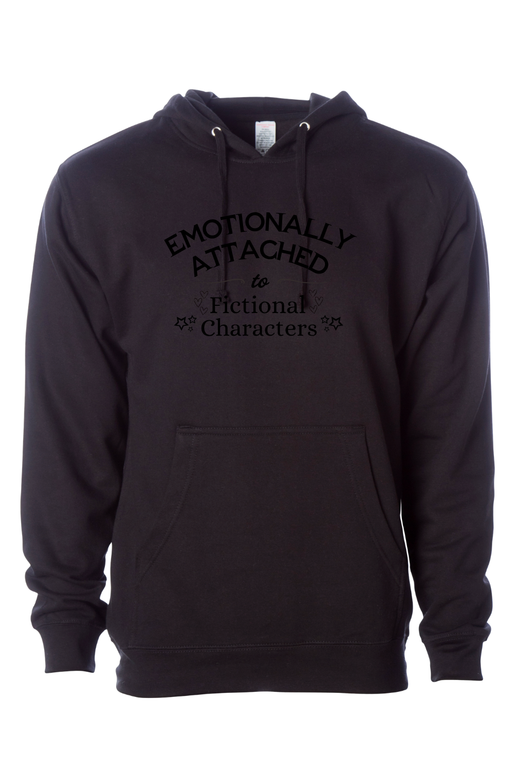 Emotionally Attached to Fictional Characters Hooded Sweatshirt