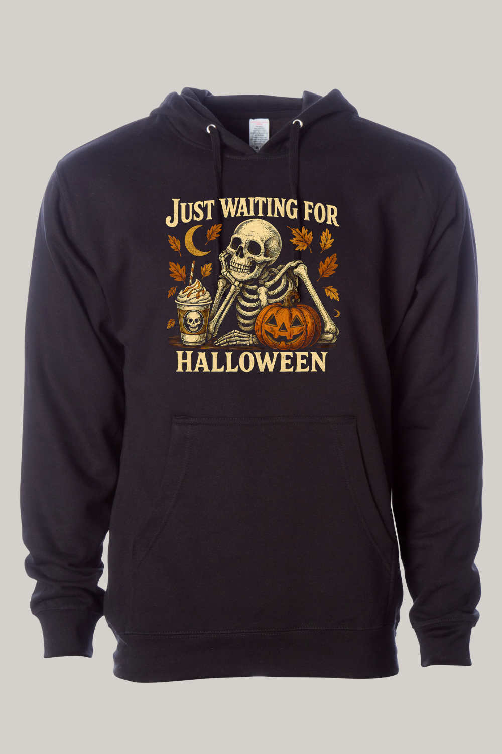 Just Waiting For Halloween Hooded Sweatshirt
