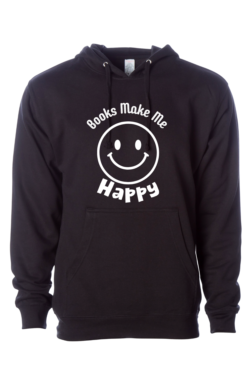 Books Make Me Happy Hooded Sweatshirt