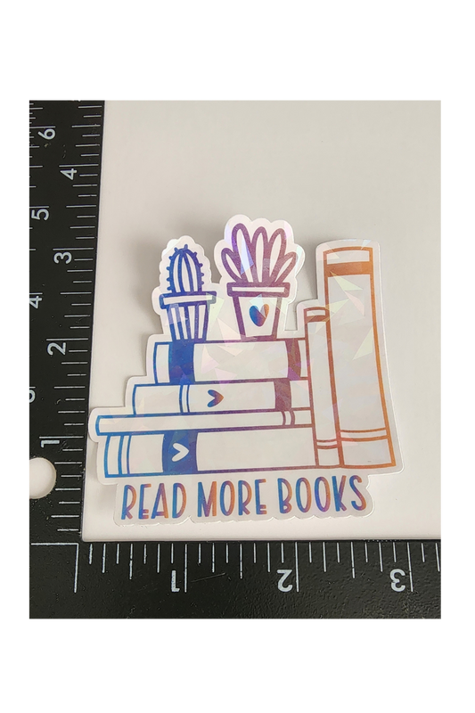Read More Books 3" Sticker