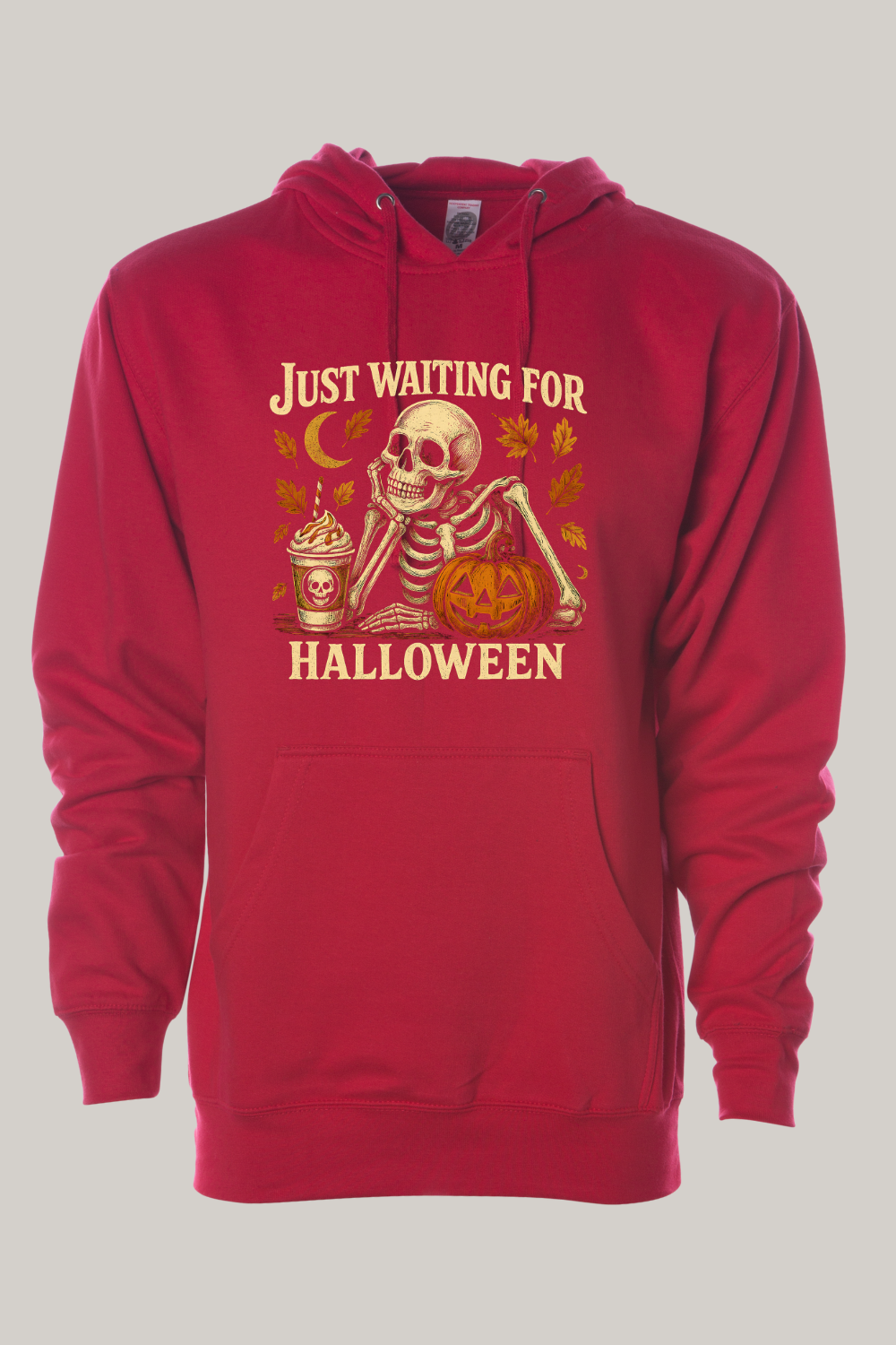 Just Waiting For Halloween Hooded Sweatshirt