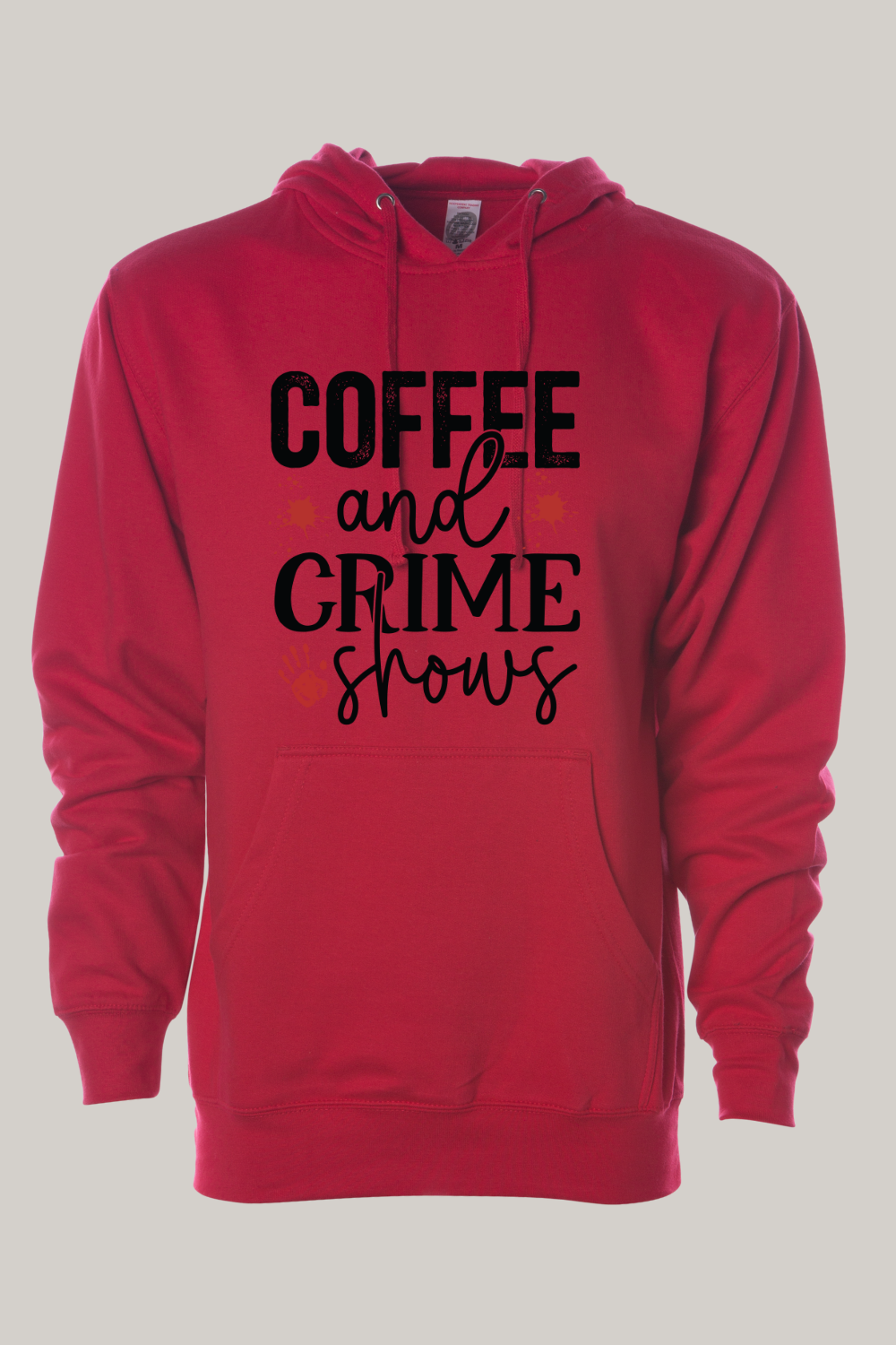 Coffee and Crime Shows Hoodie
