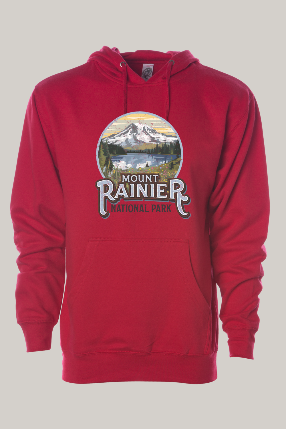 Mt Rainier National Park Hooded Sweatshirt