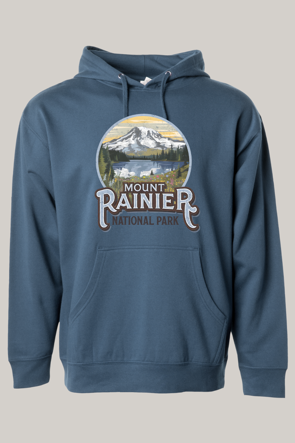 Mt Rainier National Park Hooded Sweatshirt