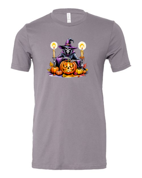 Skeleton Witch Halloween T-Shirt