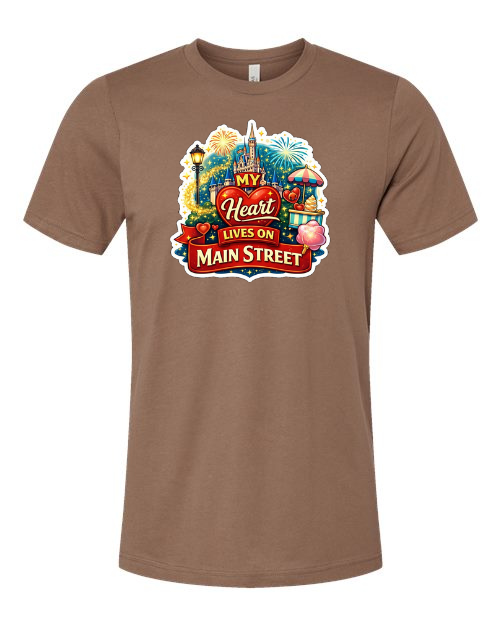 My Heart Lives on Main Street T-Shirt