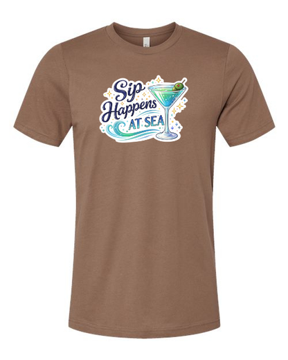 Sip Happens at Sea T-Shirt