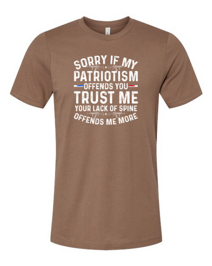 Offensive Patriotism 4th of July T-Shirt