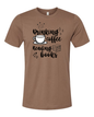 Drinking the Coffee, Reading the Books T-Shirt