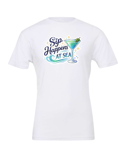 Sip Happens at Sea T-Shirt