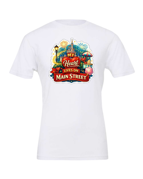 My Heart Lives on Main Street T-Shirt