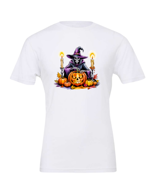Skeleton Witch Halloween T-Shirt