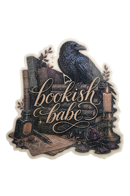Bookish Babe 3" Sticker