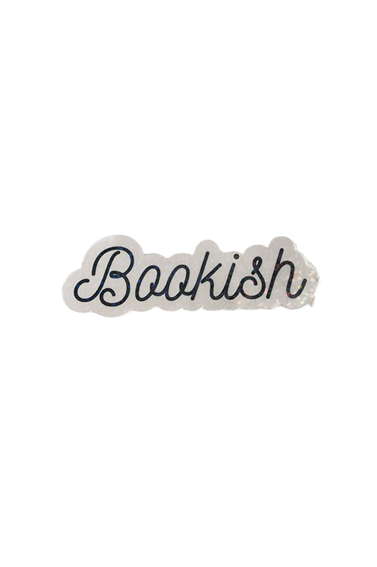Bookish 3" Word Sticker