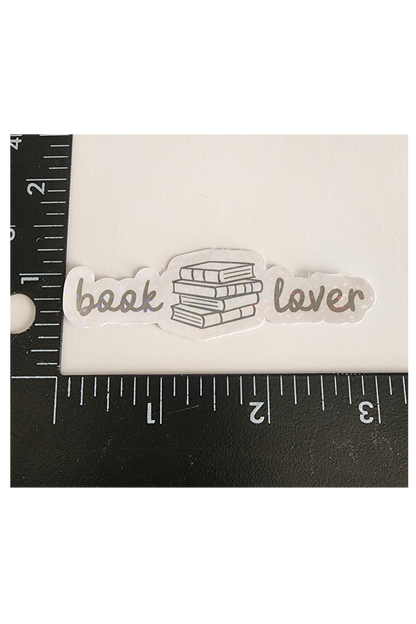 Book Lover – 3" Holographic Sticker