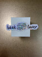 Book Lover – 3" Holographic Sticker