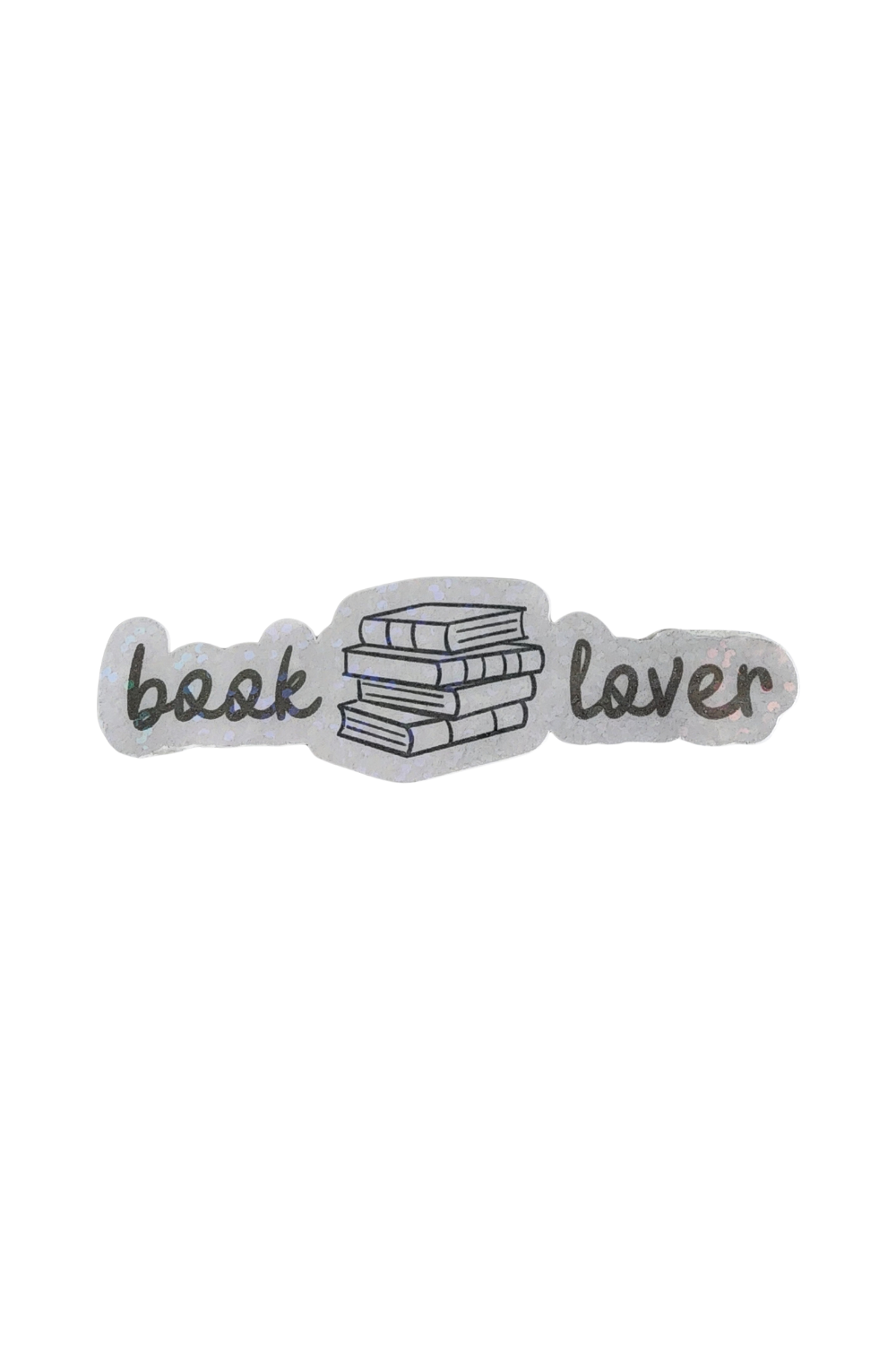 Book Lover – 3" Holographic Sticker