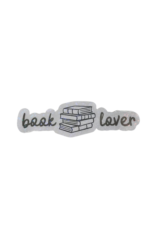 Book Lover – 3" Holographic Sticker