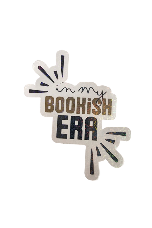 In My Bookish Era – 3" Holographic Sticker